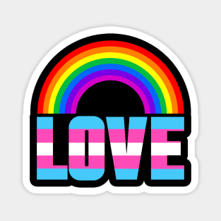 Rainbow Love Magnet