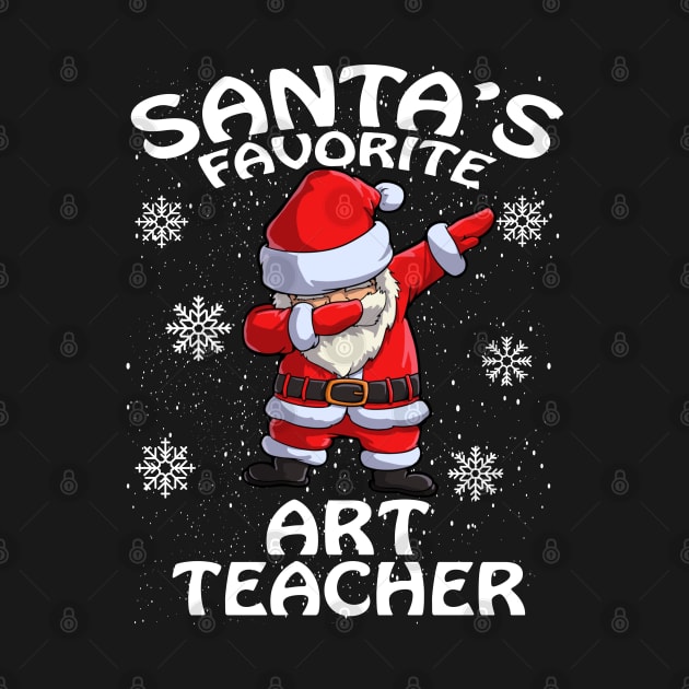 Santas Favorite Art Teacher Christmas by intelus