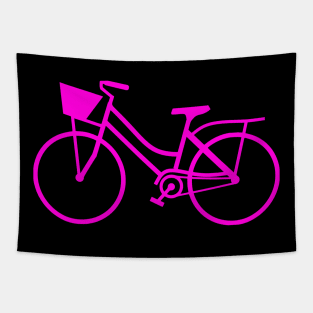 Pink Bicycle Tapestry