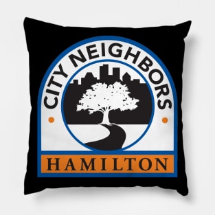 City Neighbors Hamilton CNH Logo Pillow