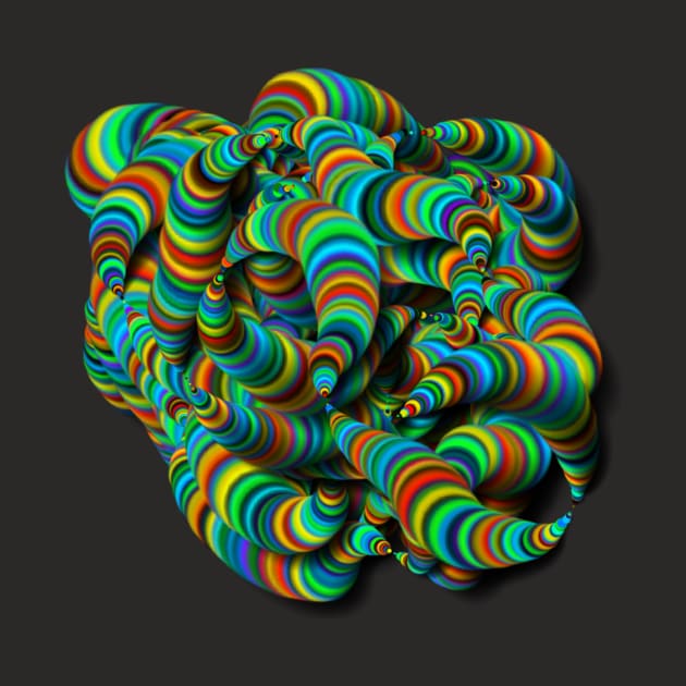 Psychedelic worms by MiNuRa