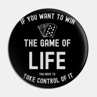 How to win the game of life? A motivational quote. Pin