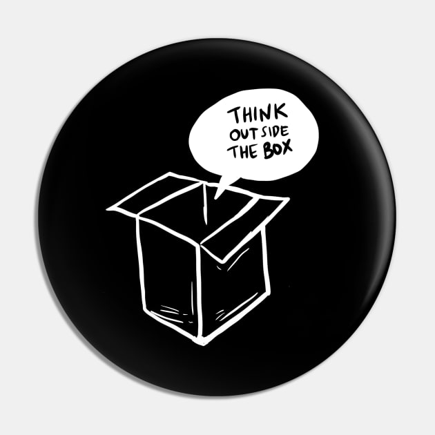 Bubble Speech Think Outside The Box Pin by yogisnanda