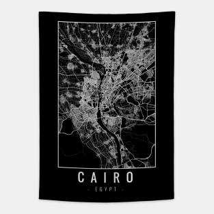 Cairo Egypt Minimalist Map Tapestry