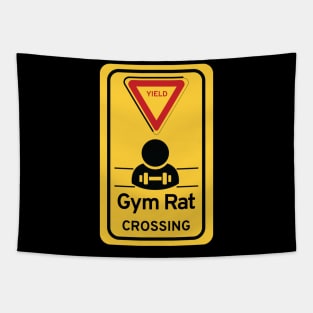 Yield Gym Rat crossing Tapestry