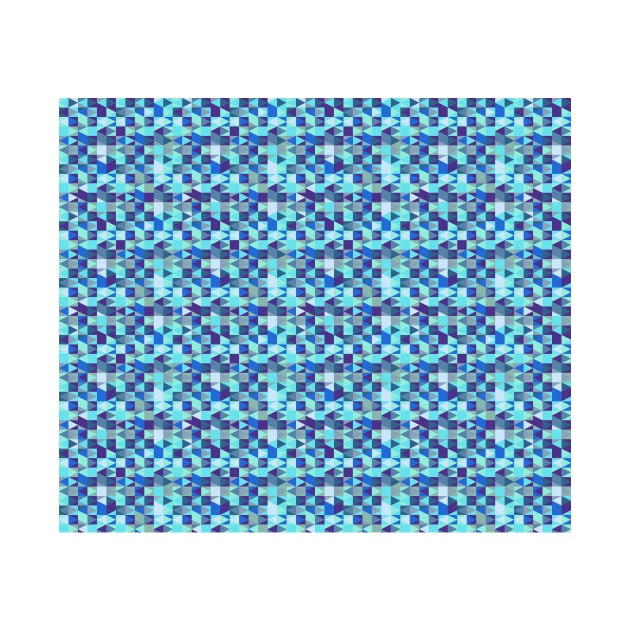 Abstract Blue Diamond Pattern by saradaboru