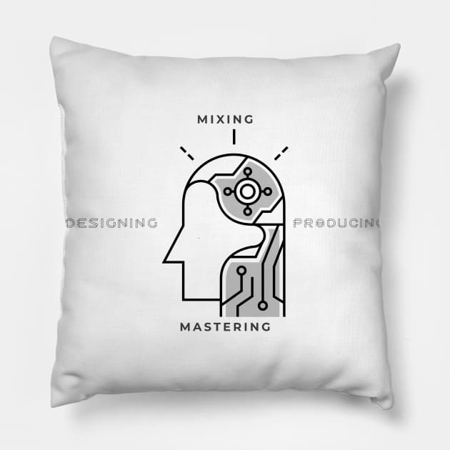 Music Producer Mind Pillow by Better Life Decision