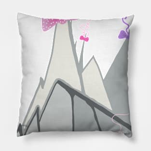 THREE UNCONQUERED MOUNTAINS Pillow