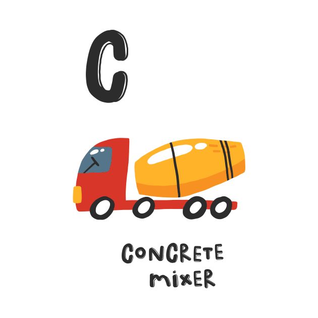 Concrete Mixer C by JunkyDotCom