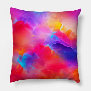 Abstract Colorful Background Illustration Art Pillow