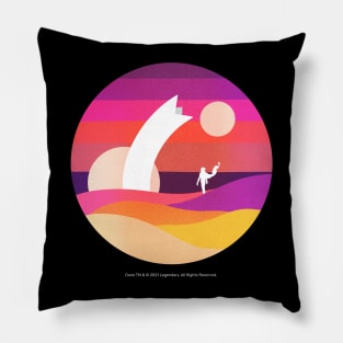 Minimalist Arrakis, Neon Pillow