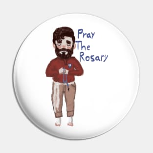 Pray The Rosary Pin