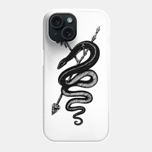 Snake Tattoo with Arrow Phone Case