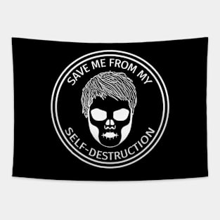 Boy Division Gee Skull Tapestry