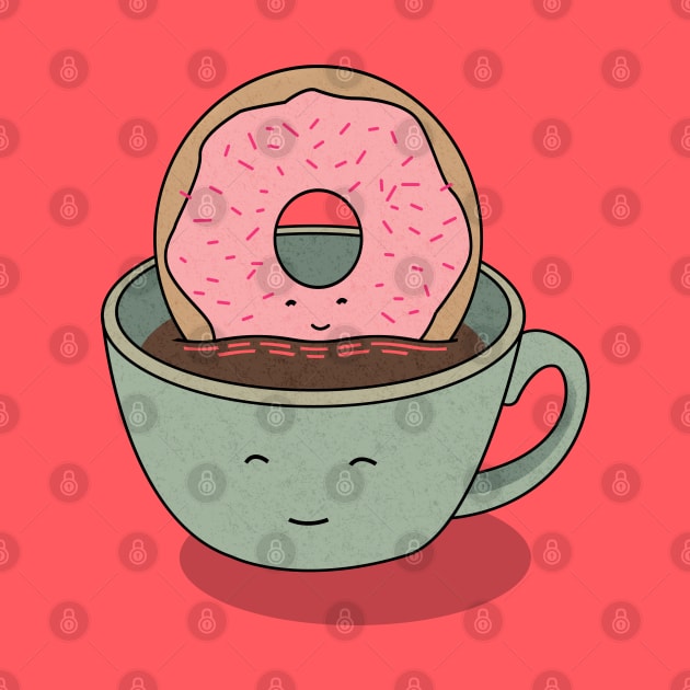 Donut- loves-coffee by peekxel