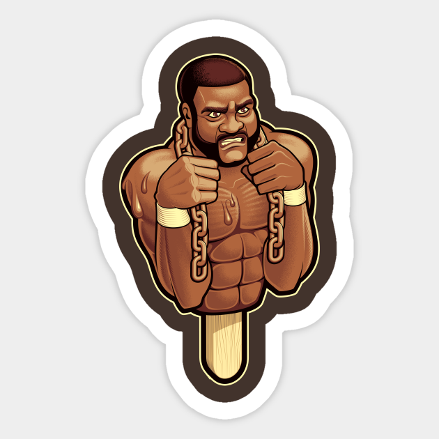 Wrestlepop: Junkyard Fudge - 80s - Sticker