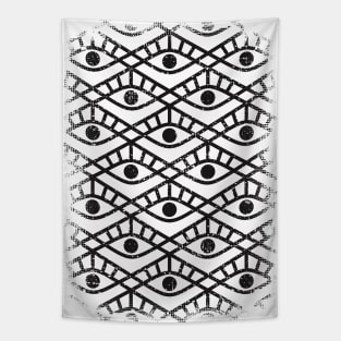 You are watched 2 (Geomteric Eye Pattern) Tapestry