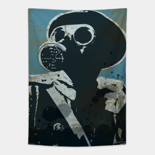 Gas Mask Gus Tapestry