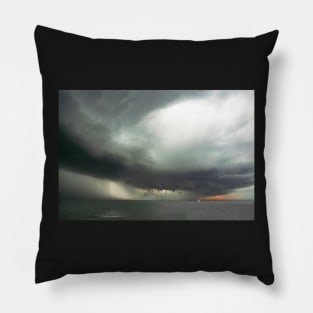 Storm clouds and rain, Black Rock Pillow