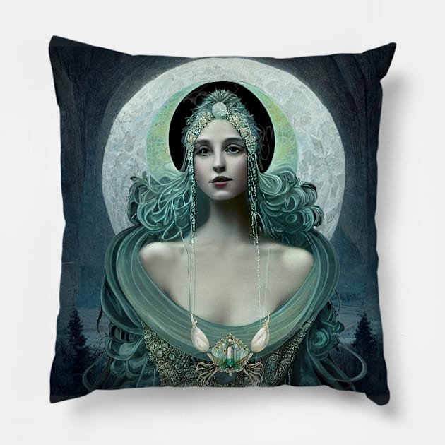 Cancer Zodiac - the moon children Pillow by MegBliss