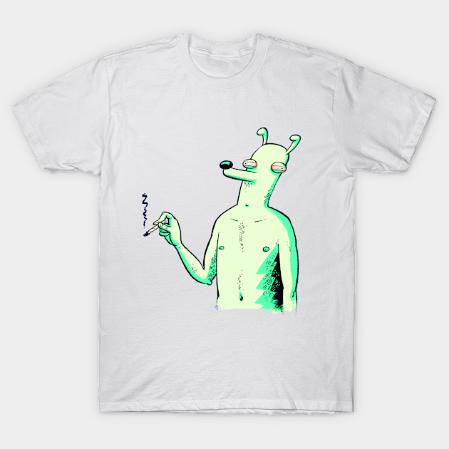A Cartoon Dog - Dog - T-Shirt