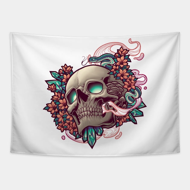 MEMENTO MORI Tapestry by angoes25