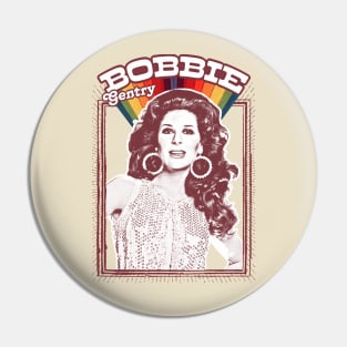 Bobbie Gentry // Vintage Style Fan Design Pin