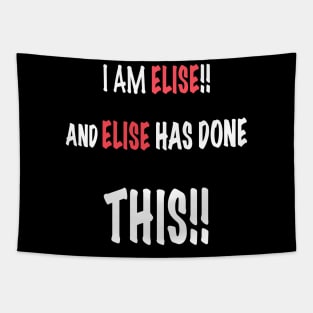 I am Elise and Elise has done this!! Tapestry