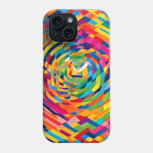 Rainbow Color Twisted Art Phone Case