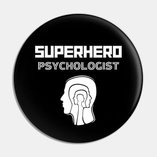 Superhero Psychologist Pin