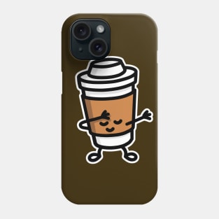 Dab / dabbing cardboard coffee cup deposital mug Phone Case