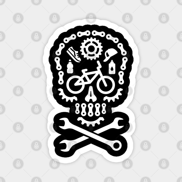 Halloween BMX bicycle motocross skull bicycle cycling Sugar Skull Dia de los Muertos