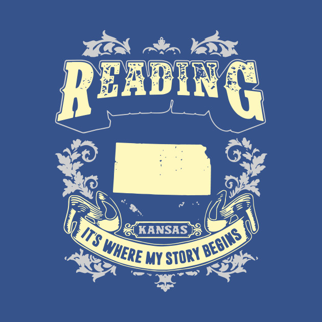 Discover Reading Kansas It Is Where My Story Begins 70s - 70s - T-Shirt