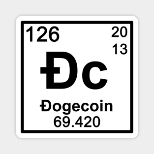 Dogecoin Element Magnet