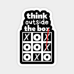 think outside of the box Magnet