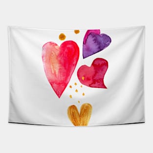 Floating Hearts Tapestry