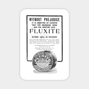 The Auto Controller Co. - Fluxite Soldering Paste - 1910 Vintage Advert Magnet