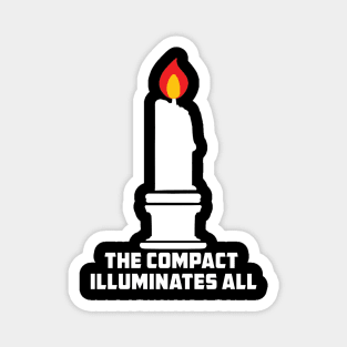 The Compact Illuminates - White Magnet
