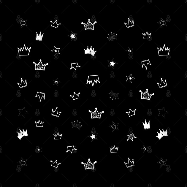 Crown and stars pattern by GULSENGUNEL