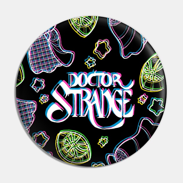 Strange Pattern (neon ver.) Pin by RachelB