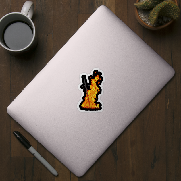 Bonfire - Dark Souls - Sticker