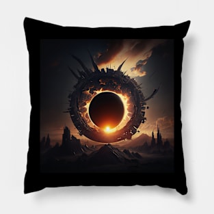 black sun Pillow