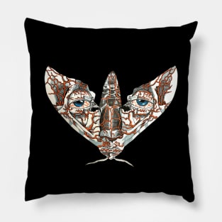 Face Mimic Moth Pillow