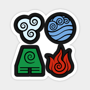 Avatar: The Last Airbender, Four Elements - Color Magnet