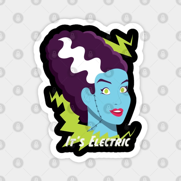 It's Electric! Magnet by Caden Davis Designs