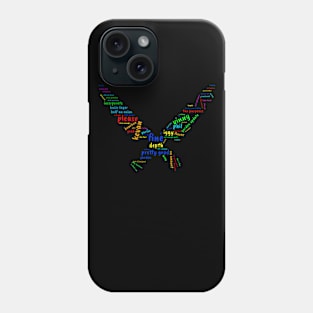 PGC Community Sourced Word Cloud (Rainbow) Phone Case