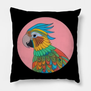 Beautiful Bright Parrot | Pillow