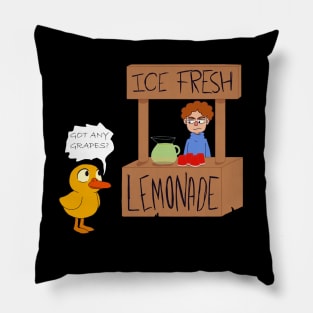 Ice Fresh Lemonade // Got Any Grapes? Pillow