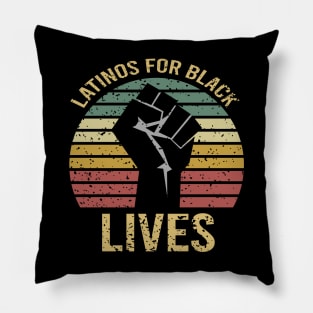 Latinos For Black Lives Pillow