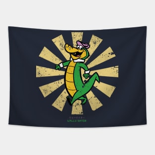 Wally Gator Retro Japanese Tapestry